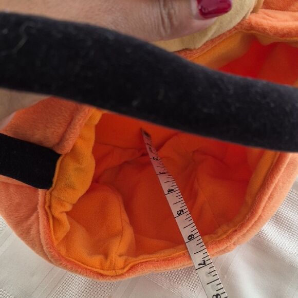 Disney Winnie The Pooh Halloween Candy Pumpkin Basket with Bear - Orange - Picture 8 of 16